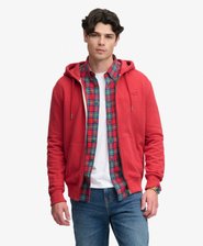 Essential Logo Zip-Hoodie mit angerauter Innenseite