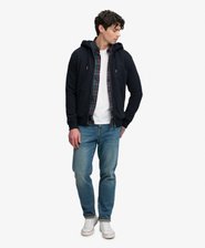 Essential Logo Zip-Hoodie mit angerauter Innenseite