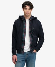 Essential Logo Zip-Hoodie mit angerauter Innenseite