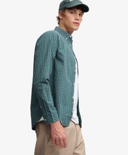 Preppy Poplin Overhemd met Lange Mouwen
