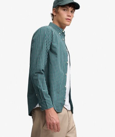 Preppy Poplin Overhemd met Lange Mouwen Image 2