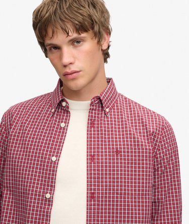 Preppy Poplin Overhemd met Lange Mouwen Image 4