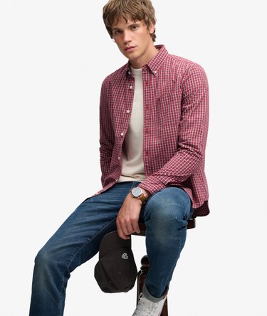 Preppy Poplin Overhemd met Lange Mouwen Image 2