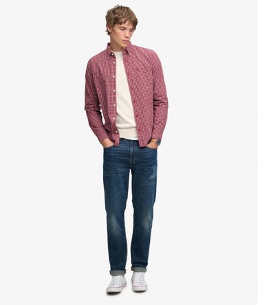 Preppy Poplin Overhemd met Lange Mouwen Image 3