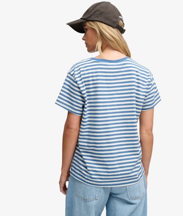 Essential Logo Striped Fitted T-Shirt Image 5