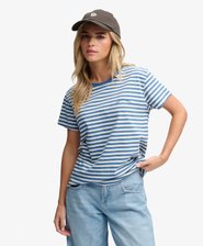 Gestreept Essential T-shirt met logo