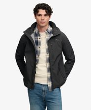 Kapuzen-Softshell-Trekkerjacke