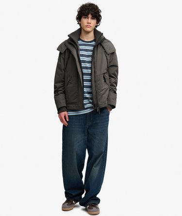 Hooded Microfibre Arctic Windcheater Jacket Image 2