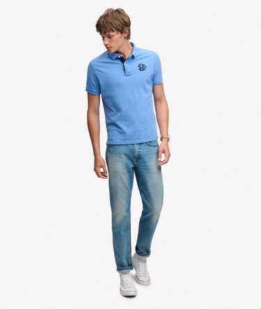 Pique Monogram Polo Shirt Image 3