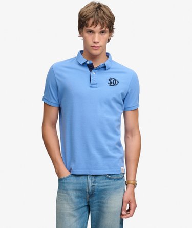 Pique Monogram Polo Shirt Image 2
