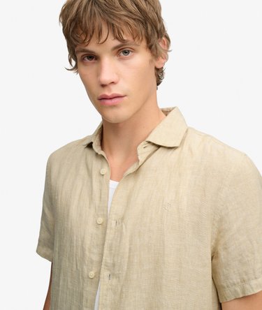 Riviera Short Sleeve Linen Shirt Image 4