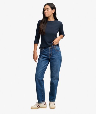Straight Jeans met normale pasvorm Image 1