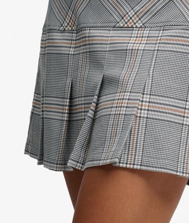 1/2 Pleat Check Skirt Image 2
