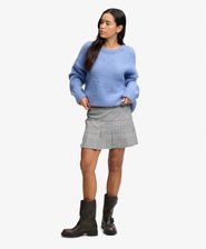 1/2 Pleat Check Skirt