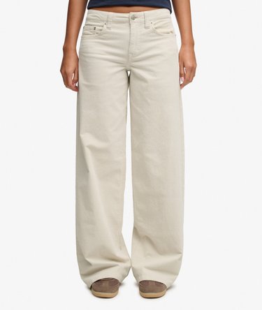Mid Rise Baggy Corduroy Trousers Image 3