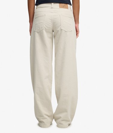 Mid Rise Baggy Corduroy Trousers Image 4