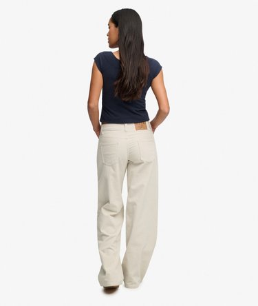 Mid Rise Baggy Corduroy Trousers Image 5