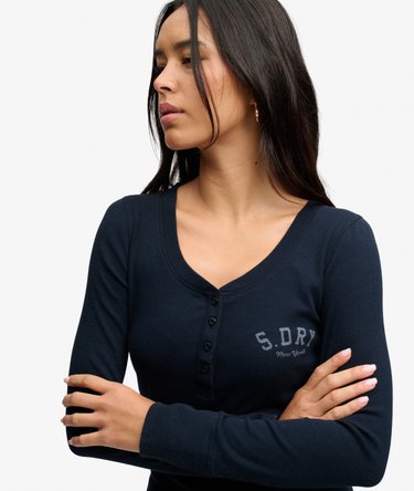 Athletic Langarmshirt mit Knopfleiste Image 4