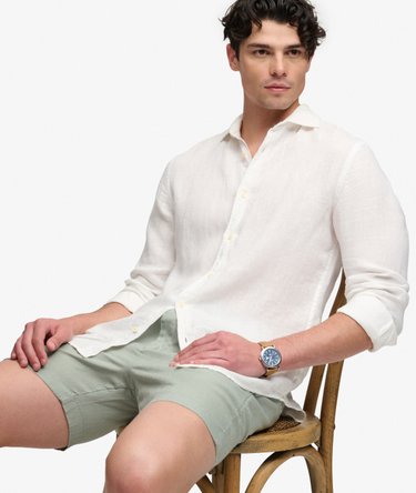 The Merchant Store - Linen Shorts Image 3