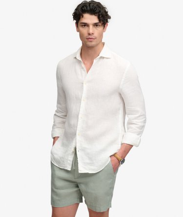 The Merchant Store - Linen Shorts Image 2