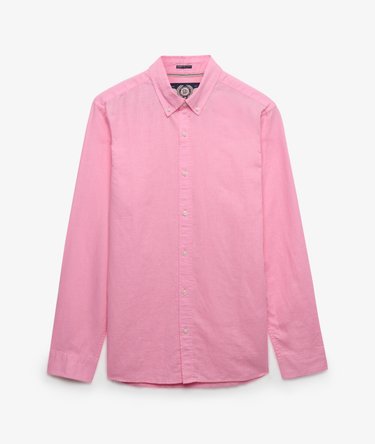 Cotton Linen Long Sleeve Shirt Image 8