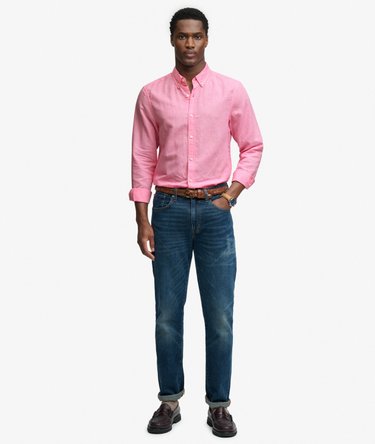 Cotton Linen Long Sleeve Shirt Image 4