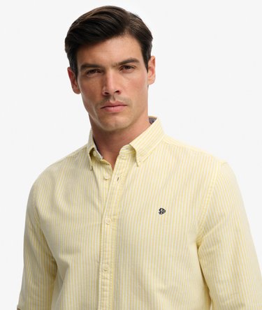 Chemise Oxford Preppy &agrave; Manches Longues Image 5
