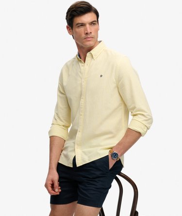 Chemise Oxford Preppy &agrave; Manches Longues Image 3