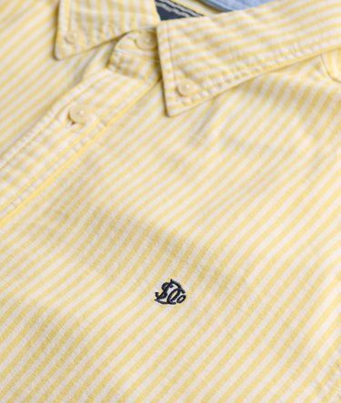 Chemise Oxford Preppy &agrave; Manches Longues Image 7