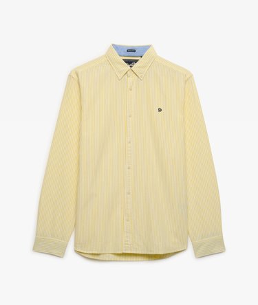 Chemise Oxford Preppy &agrave; Manches Longues Image 8