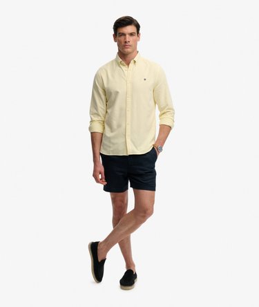 Chemise Oxford Preppy &agrave; Manches Longues Image 4