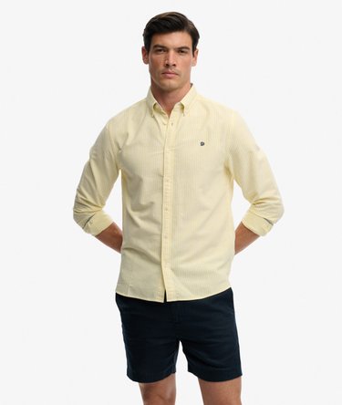 Chemise Oxford Preppy &agrave; Manches Longues Image 2