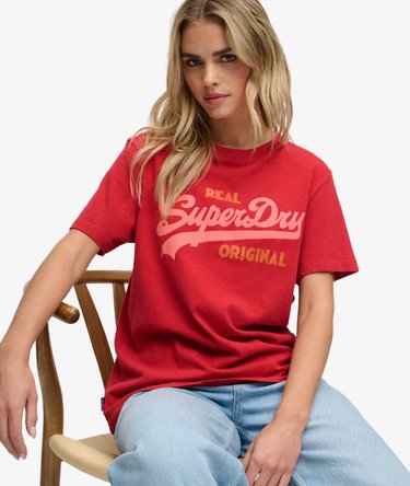 Organic Cotton Vintage Logo Scripted T-Shirt Image 2