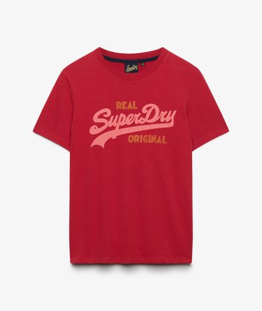 Organic Cotton Vintage Logo Scripted T-Shirt Image 7