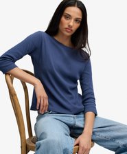 Athletic Essentials Pointelle Half Sleeve Top
