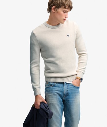 Preppy Cotton Jumper Image 1