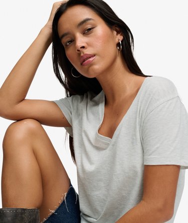 Studios Slub Embroidered T-Shirt Image 2