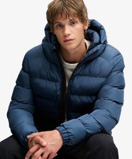 Hooded Sports Puffer Jacket
