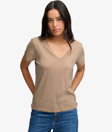 Studios Slub T-shirt met Borduursel Image 1