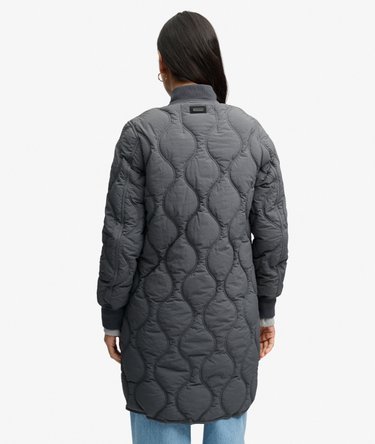 Longline Onion Quilt Liner Jacket Image 6