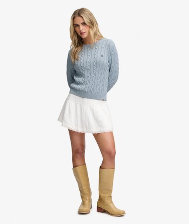 Essentials SD&CO Cable Knit Jumper Image 3