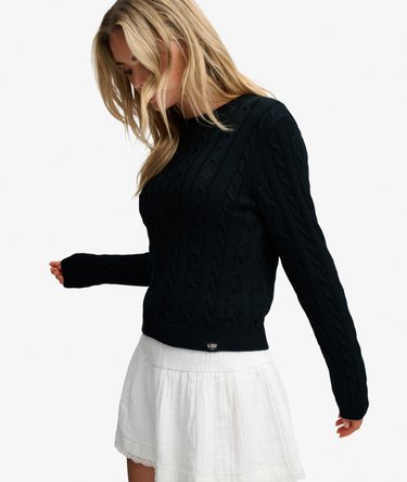 Essentials SD&CO Cable Knit Jumper Image 2