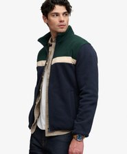 Polaire Tricolore Zipp&eacute;e Coupe D&eacute;contract&eacute;e
