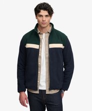 Polaire Tricolore Zipp&eacute;e Coupe D&eacute;contract&eacute;e