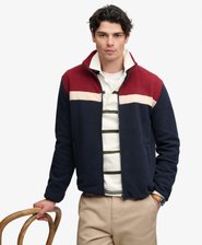 Polaire Tricolore Zipp&eacute;e Coupe D&eacute;contract&eacute;e