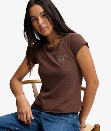 Athletic Essentials Slub Graphic T-Shirt Image 2