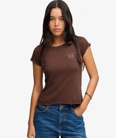 Athletic Essentials Slub Graphic T-Shirt Image 1