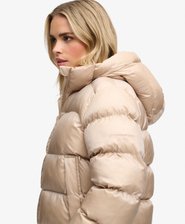 Hooded Shine Puffer Jacket