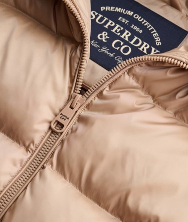 Hooded Shine Puffer Jacket Image 7