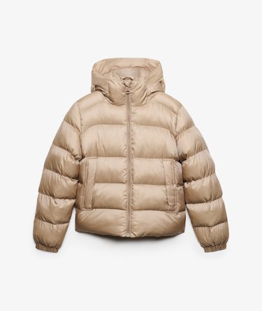 Hooded Shine Puffer Jacket Image 8